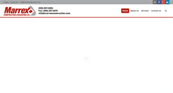 Desktop Screenshot of marrexconstruction.com